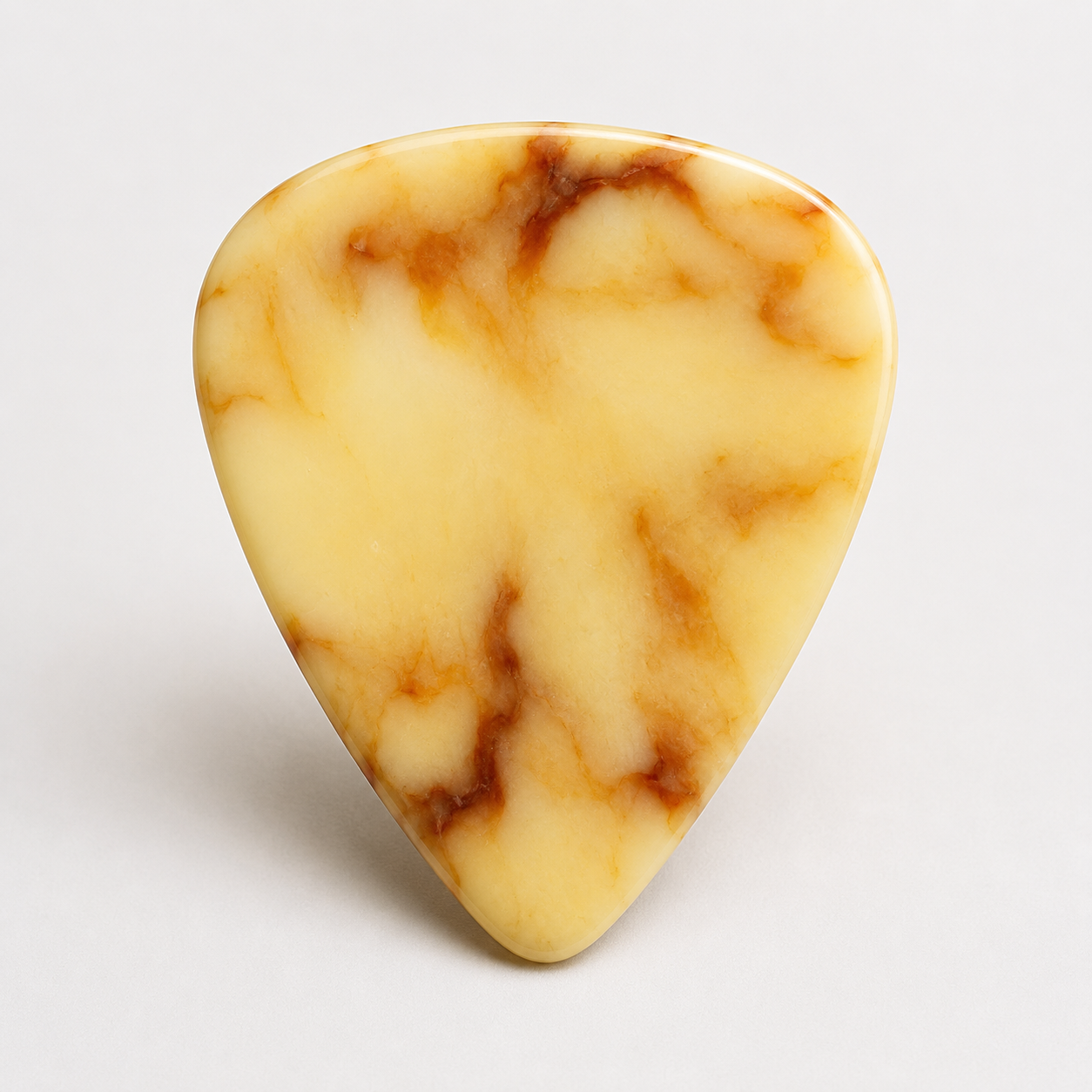 Casein Galalith tortoise-style guitar pick