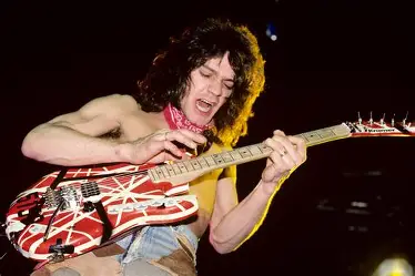 Eddie Van Halen guitar tuning reference image