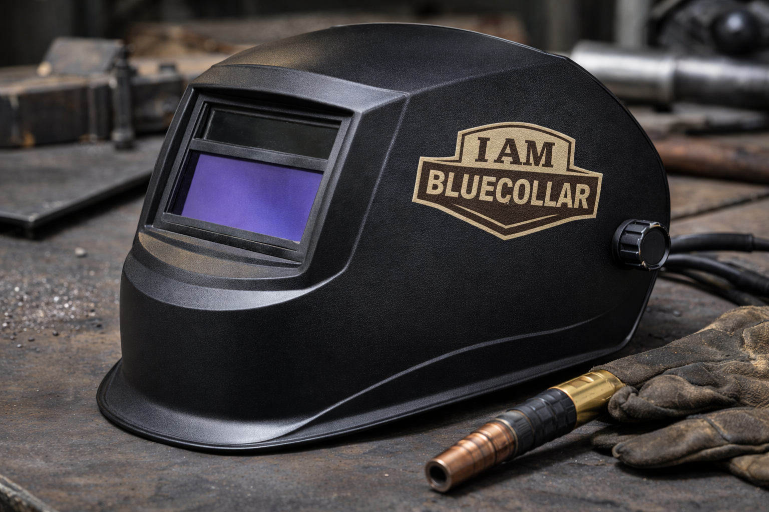 I AM BlueCollar WELDING HELMETS
            data-role=