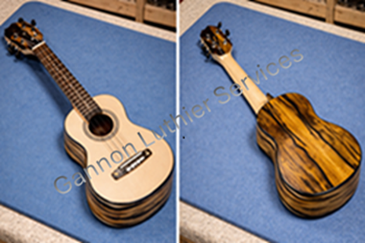 GLS custom ukulele build
